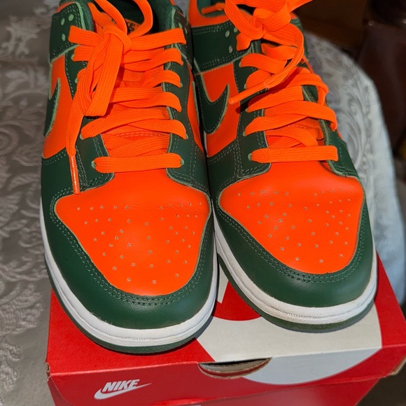 Orange and Green Nike Dunks - Picture 6 of 8